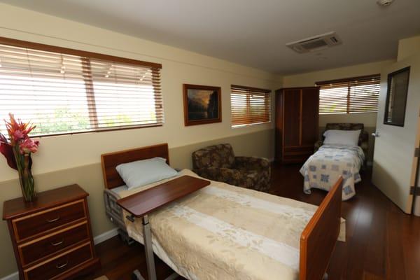 Patient Room, Hospice Home, Kahului, Maui