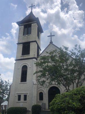 The local beautiful Catholic Church.