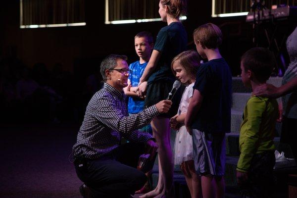 Hearing from children why they've chosen to be baptized.