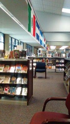 Interior of the majestic Logan library