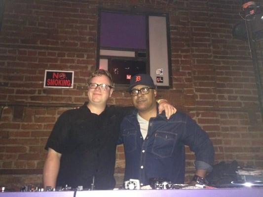 Alton Miller and I had a great time spinning house music for a big Detroit event.