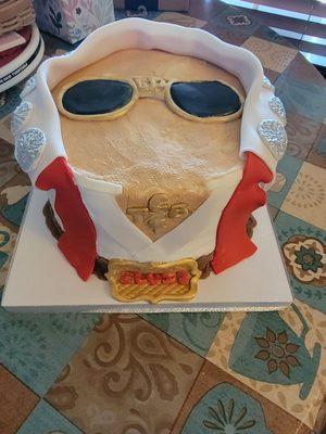 ELVIS THEMED CAKE