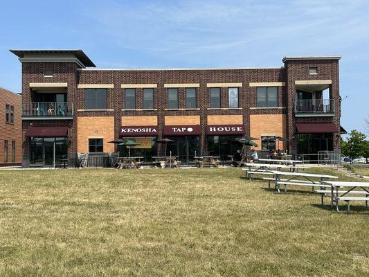 The Kenosha Tap House has some outdoor seating.