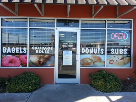 All donuts and sandwiches made fresh daily.