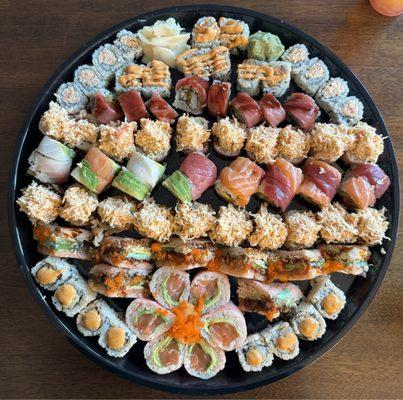 Takeout sushi