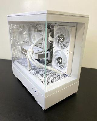 Digital Monkey Gaming Custom Build All White. New Zalman P30 Gaming case MATX $99.99 Amazon