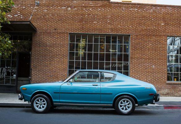 1974 Datsun 710 Coupe.