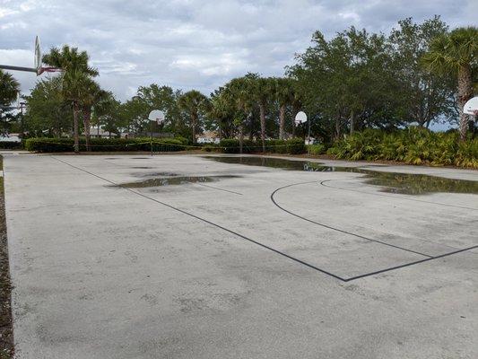 Basketball court at Paul Sanborn Park