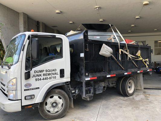 Full truck load of junk at the Fort Lauderdale museum of Discovery and Science