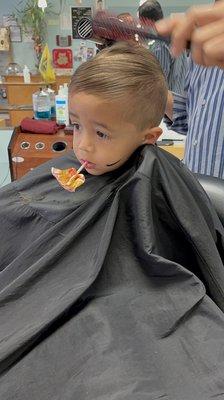 Kid haircut