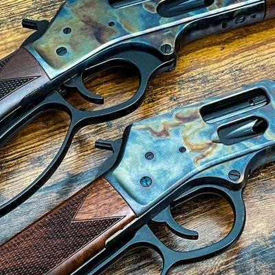 Henry Case Hardened lever guns