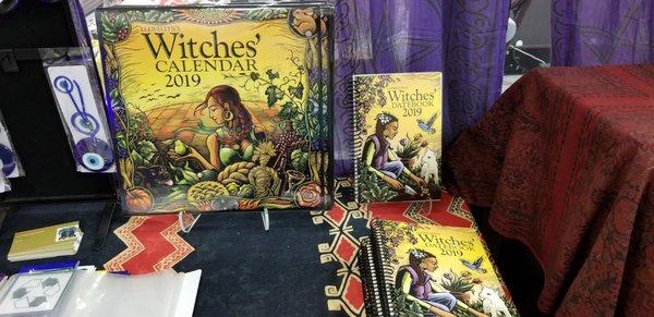 Witches calendars and date books for 2019 are in stock.