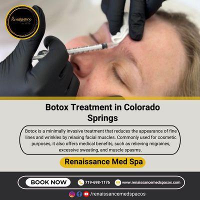 If you're looking for top Botox treatment in Colorado Springs, look no further than Renaissance Med Spa.