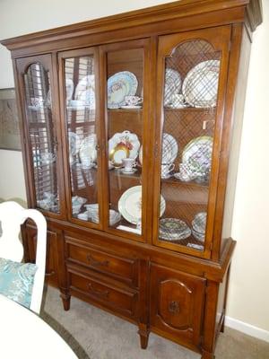 Love my new china cabinet - can't wait to paint it. $125 less the Tuesday 10% discount.