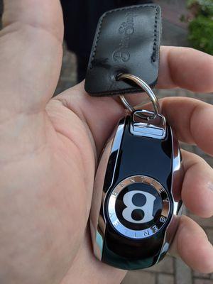 The Bentley key fob