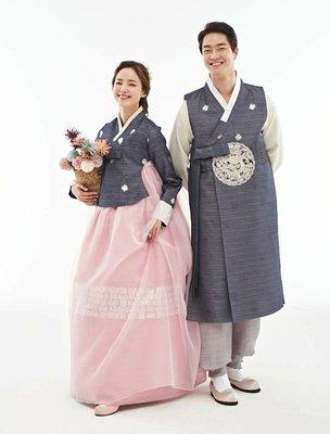 Bride and groom  party  hanbok