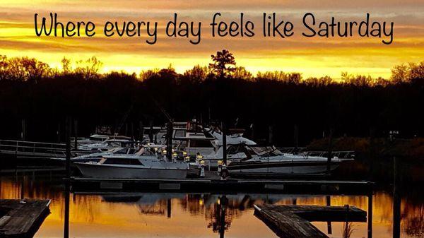 "Where every day feels like Saturday"