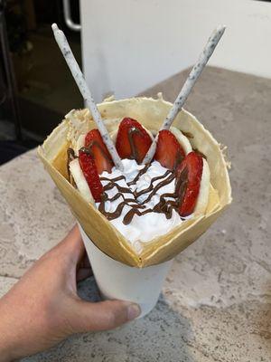 Delicious Japanese crepe