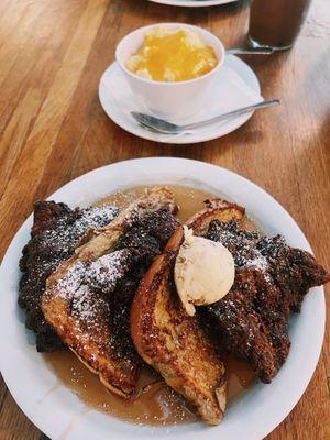 Chicken and French Toast / Pimento Cheese Grits