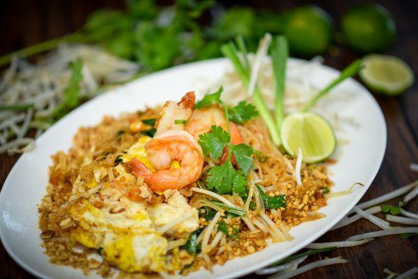 Pad Thai: No dye, No Paprika we carry authentic recipe from Angang Thong, Thailand to California