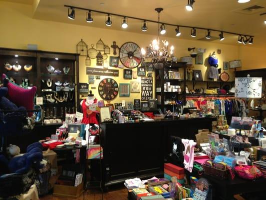 It's so cute inside! It's a boutique with so many great gifts, clothing and OMG their jewelry!