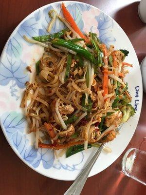 Lunch special: Pad Thai. It Lacked flavors....