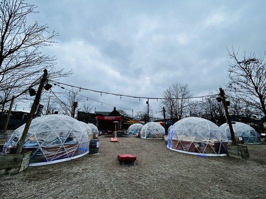 Wintertime igloos