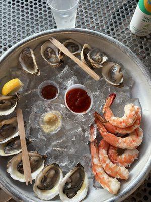 Local oysters & shrimp