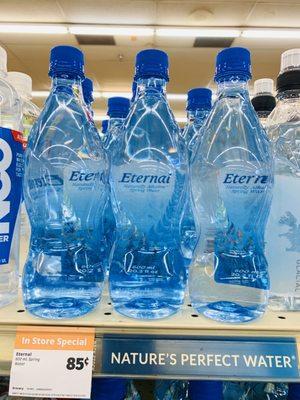 Eternal Water-Naturally Alkaline, Natural Electrolytes, Natural pH Spring Water. Available Now at Natural Grocer's!!