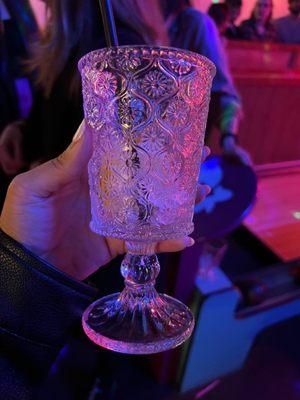 cutest chalice with my finished drink