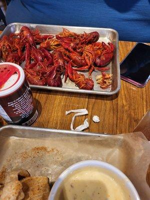 Lb of crawfish