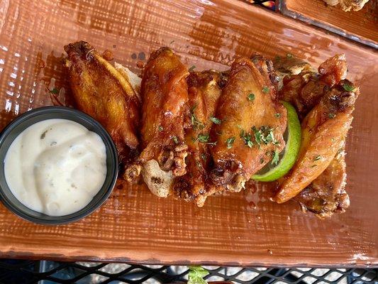 Hot honey wings