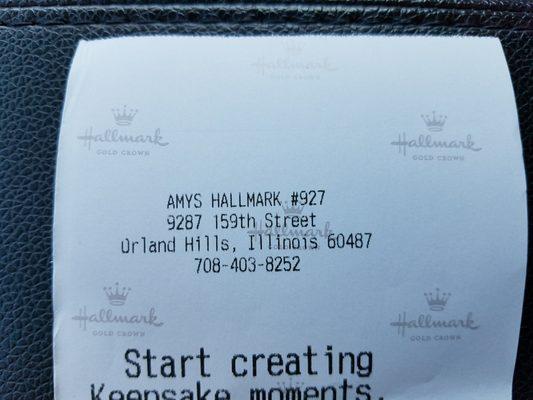 Amy's Hallmark Shop