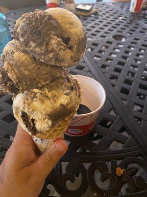 Massive ice cream cones