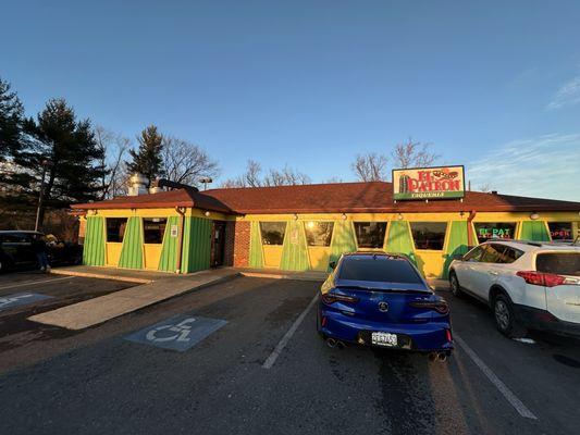 Outside view of restaurant