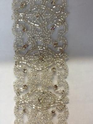 Beaded and Swarvorski Rhinestone trim