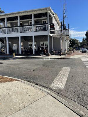 Outside picture of quaint coffee shop!