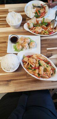 Cashew Nut Stir with a side of Sticky Rice!