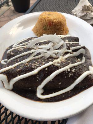 Enchiladas de Mole