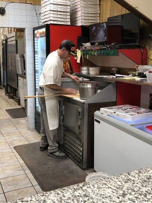 Making the Pizza