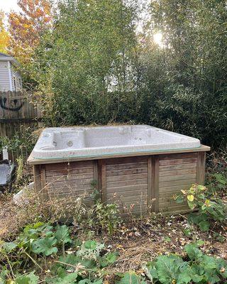 Need a Hot Tub Removed?