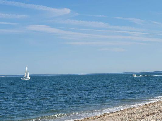 Beautiful day to walk on the beach