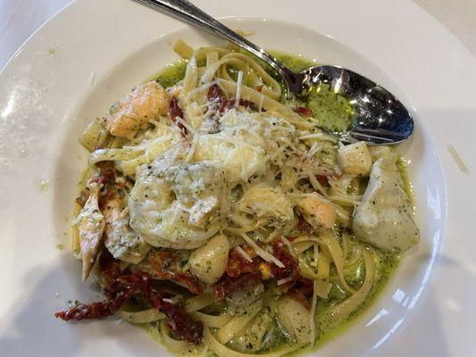 The seafood pasta