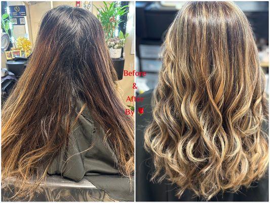 Color/patial highlights