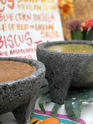 Salsa Casera en Molcajetes.