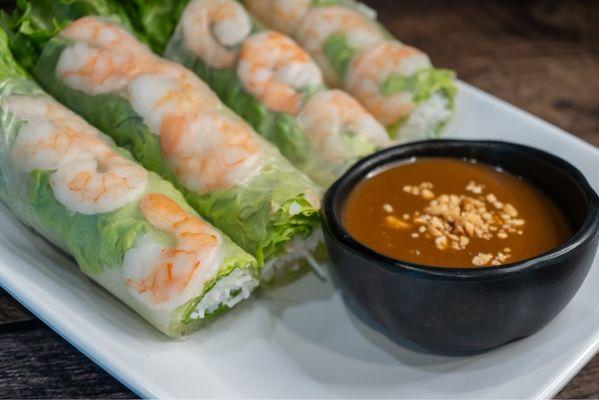 Shrimp spring rolls