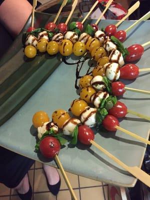 caprese salad skewers