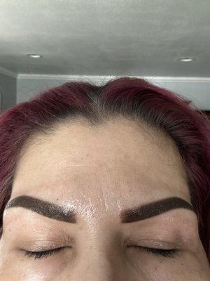 Got my eyebrows done yesterday