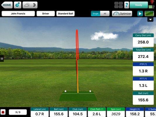 Flightscope readings for a fade. Know your numbers! I will help you understand and improve your numbers