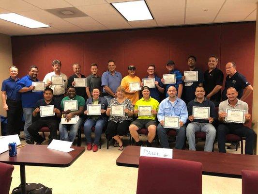 OSHA 510 Construction Standards Course grads!